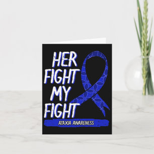 Carte Son Combat Est Mon Combat Ataxia Mouvement Désordr