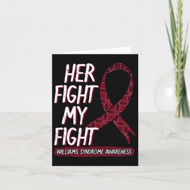 Carte Son Combat Est Mon Combat Ws Williams-beuren Willi (Devant)