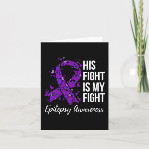 Carte Son combat est My Fight Epilepsy Awareness 1