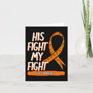 Carte Son combat Mon combat CRPS Sensibilisation Orange