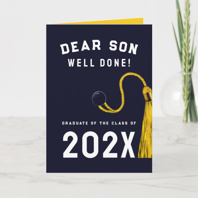 Carte Son Graduation 2025 (Devant)