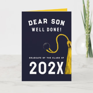 Carte Son Graduation 2025