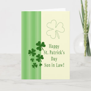 Carte Son in Law Joyeux Saint Patrick's Day