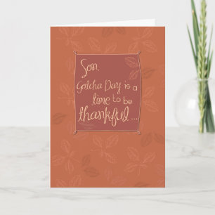 Carte Son Thankful on Gotcha Day