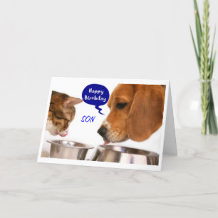 CARTE SON-U R TELLEMENT DE PLAISIR=AMUSANT SOUHAITS D'AN