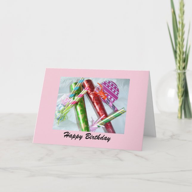 Carte Sonnez Votre Corne de Fête (Devant)