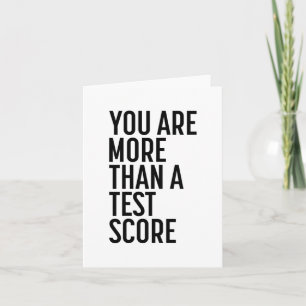 Carte Sont Plus Qu'Un Test Score Enseignant Test Jour 1