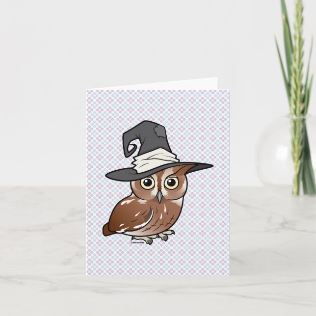 Carte Sorcière à chenilles Birdorable (Devant)