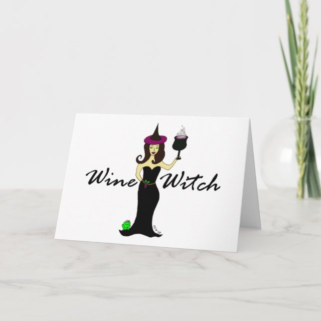 Carte Sorcière à vin (Devant)