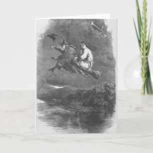 Carte Sorcière de Halloween