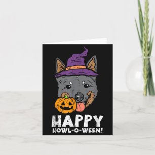 Carte Sorcière Heeler Happy Howl O Ween Citrouille Hallo