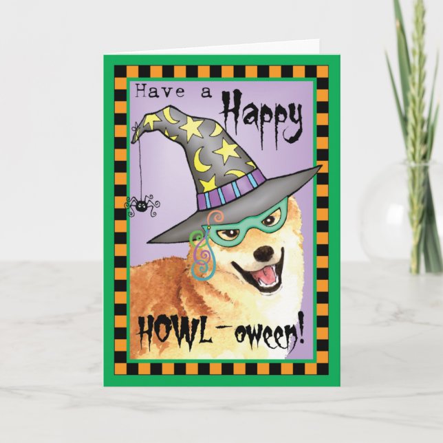Carte Sorcière Shiba Inu (Devant)