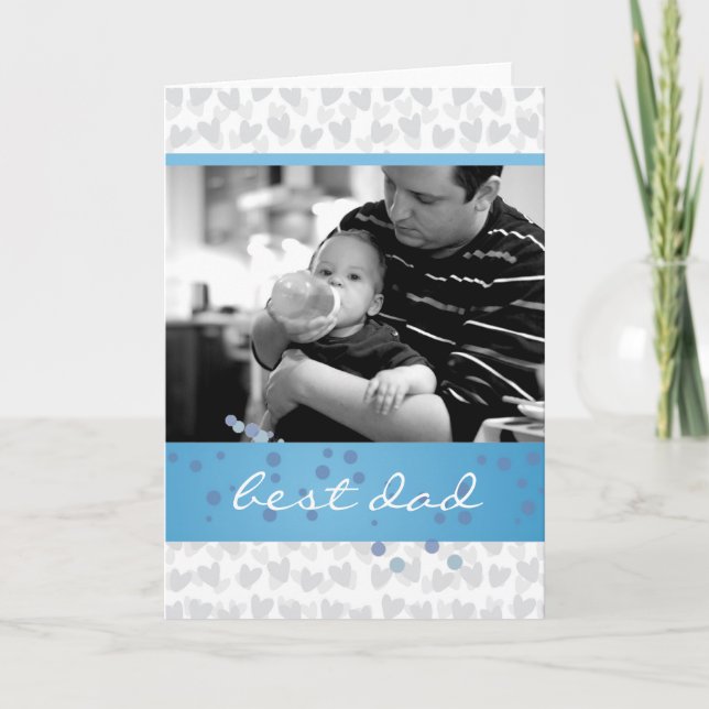 Carte sort de coeurs pour le meilleur papa jamais (Devant)