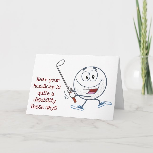 Carte SORTEZ EN COURS *50e* HUMOUR D'ANNIVERSAIRE (Devant)