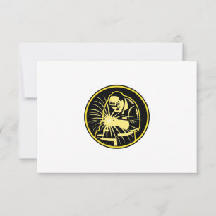 Carte Souder Avec Soudure Viseur Torche Retro