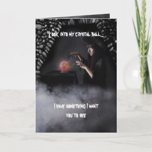 Carte Souhait de l'anniversaire de la sorcière