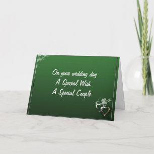 CARTE SOUHAIT SPÉCIAL MARIAGE COUPLE