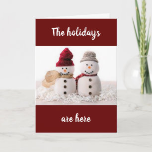 CARTE ***SOUHAITEZ QUE VOUS ÉTIEZ PRÈS DE NOËL*** VOUS M