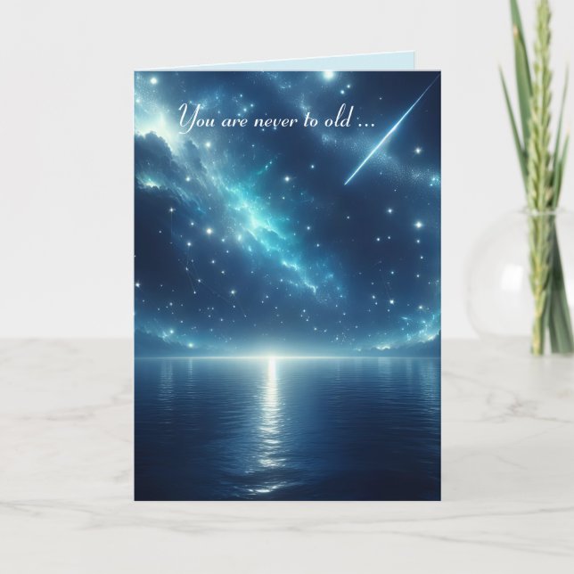 Carte Souhaitez-Vous Un Anniversaire Étoile (Devant)