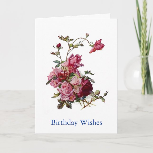 Carte Souhaits d'anniversaire (Devant)