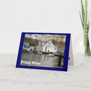 Carte Souhaits d'anniversaire, chantier de construction
