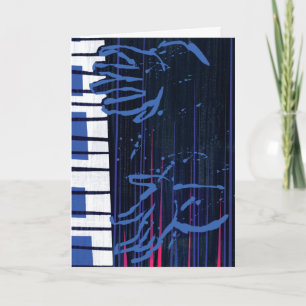 Carte Soul  Jazz Piano Editorial Art