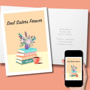Carte Soul Soeurs pour toujours une pile de souvenirs in