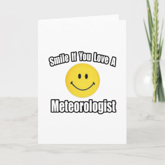 Carte Souriez si vous aimez un météorologue