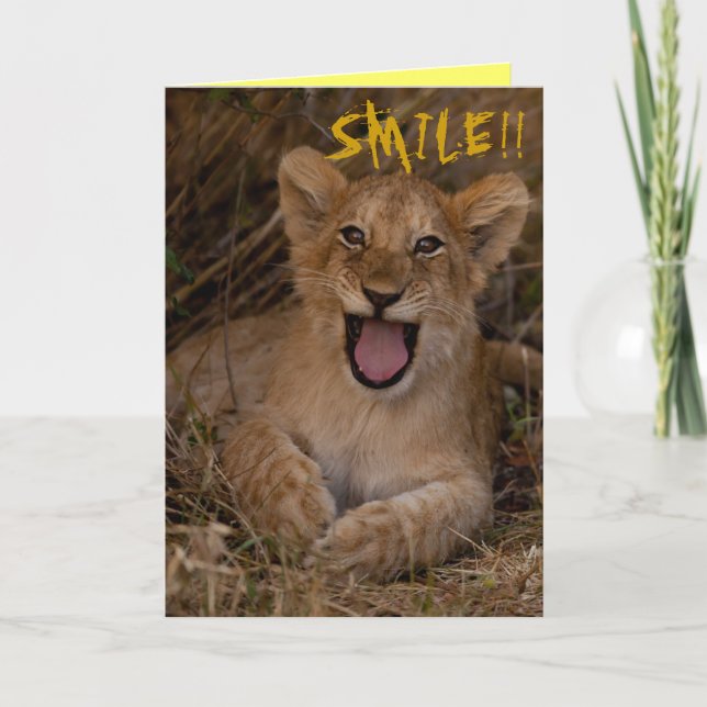Carte Sourire c'est votre anniversaire (Devant)