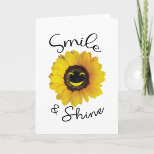 Carte Sourire et briller