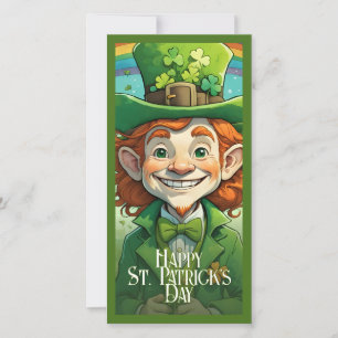 Carte Sourires chanceux à la Saint-Patrick
