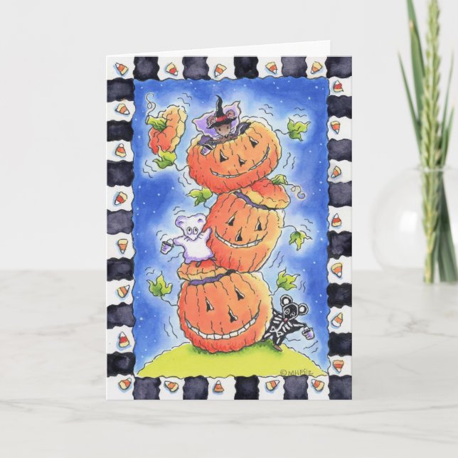 Carte Souris de Halloween (Devant)