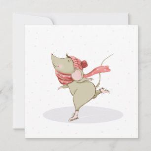 Carte Souris de patinage