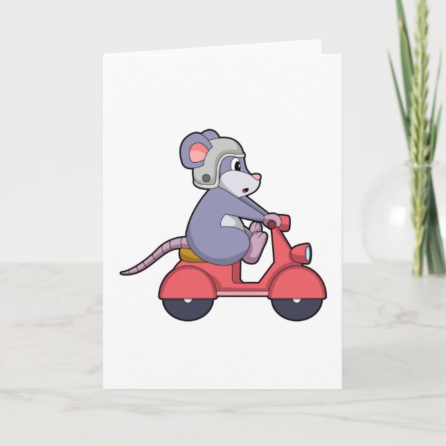 Carte Souris en motard avec scooter.PNG (Devant)