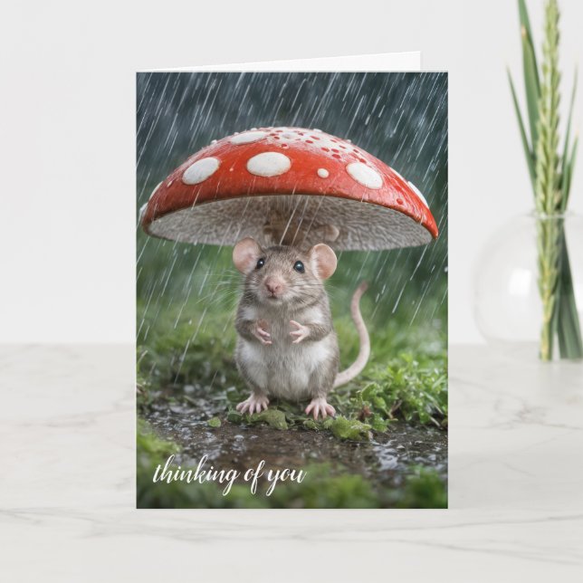 Carte Souris sous un tabouret (Devant)