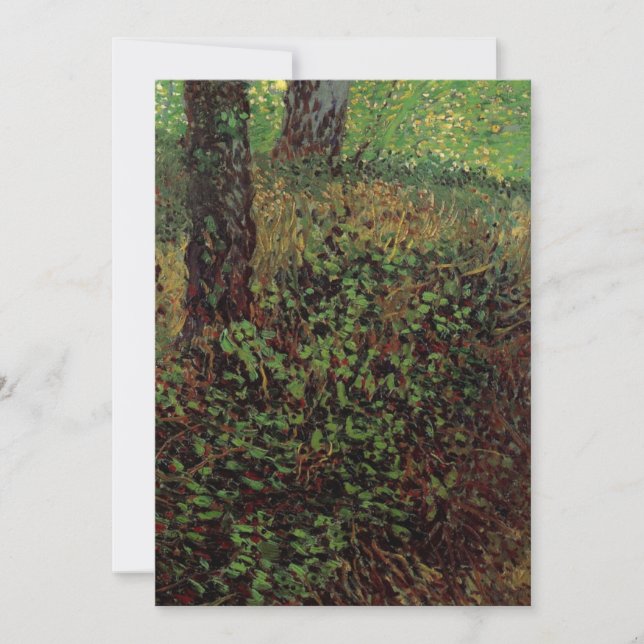 Carte Sous-bois par Vincent van Gogh (Devant)