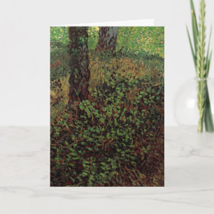 Carte Sous-bois par Vincent van Gogh