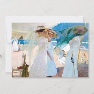 Carte Sous l'Awning, Zarauz   Joaquín Sorolla