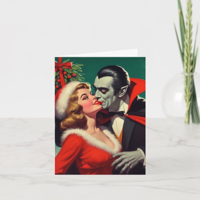 Carte Sous le Mistletoe (Devant)