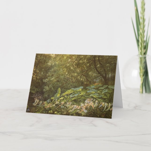 Carte Sous les Feuilles de Dock par Richard Doyle, Fairy (Devant)