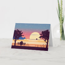 Carte sous-marine romantique
