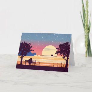 Carte sous-marine romantique