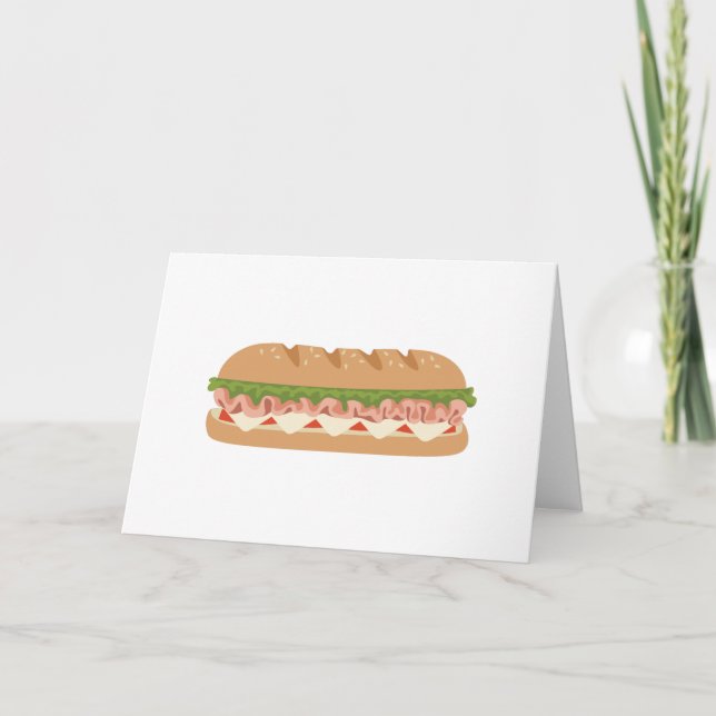 Carte Sous-sandwich (Devant)