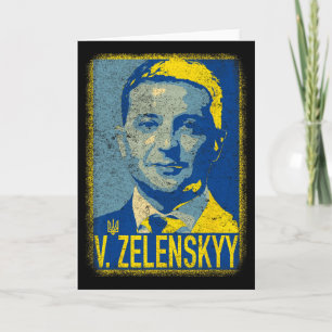 Carte Soutenir l'Ukraine Je suis avec l'Ukraine Volodymy