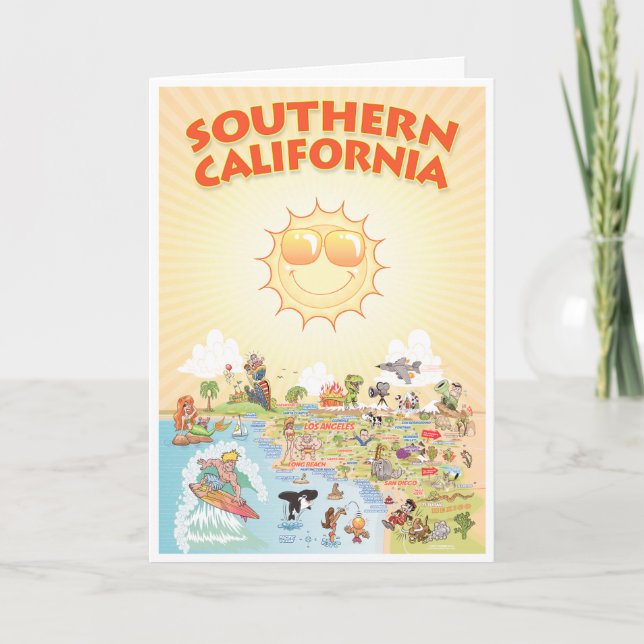 Carte Southern California (Devant)
