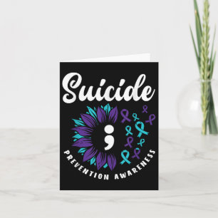 Carte Soutien à la sensibilisation au suicide Prévention