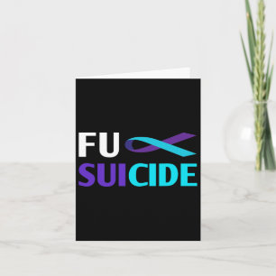 Carte Soutien de sensibilisation au suicide Survivant
