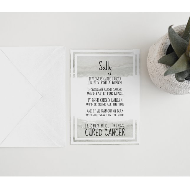 Carte Soutien et encouragement en matière de cancer (Créateur téléchargé)