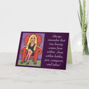 Carte Souvenez-vous toujours de cette vraie beauté... -c