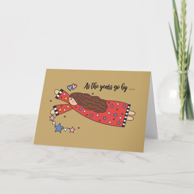 Carte Souvenir Perte de la Sympathie de l'enfant Pays An (Devant)
